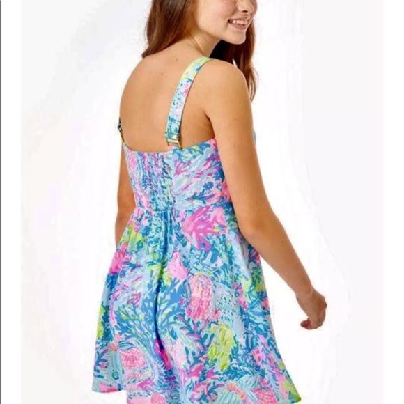 Lilly Pulitzer Daffodil Dress Fished My Wish - Picture 4 of 12